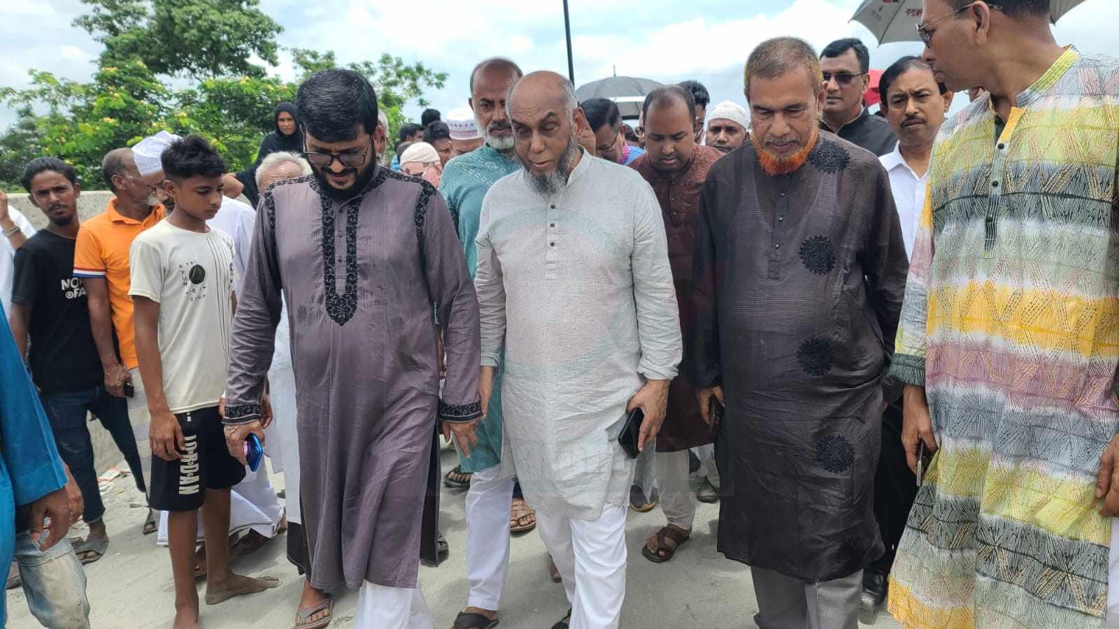 নবীনগরে উন্নয়নমূলক কাজের অগ্রগতি পরিদর্শন করেন এমপি বুলবুল